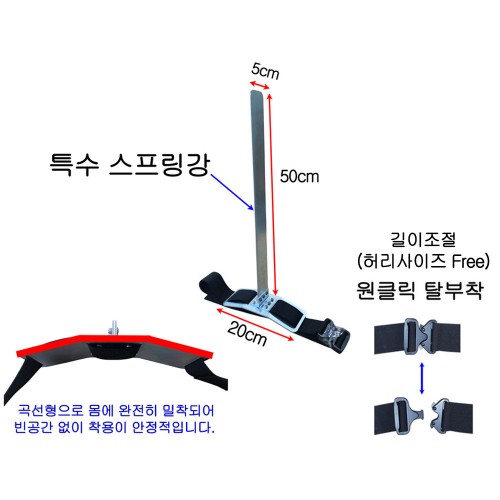 【T-밸트】힙턴-바디턴-임팩트-체중이동 연습교정 (골프레슨기구)「국내생산정품」★무료배송