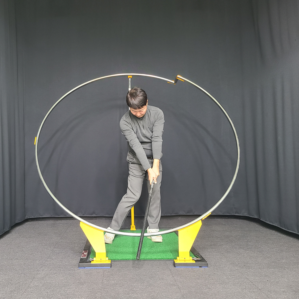 【스윙플레인1.9】골프궤도연습기 (드라이버스윙+아이언스윙)「원천기술제조사」★무료배송(택배)★